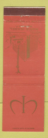 Matchbook Cover - Hotel Maria Isabel Mexico DF