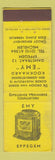 Matchbook Cover - Emy Eppegem Michelen Belgium