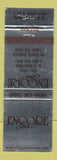 Matchbook Cover - Encore Inn Sioux Falls SD