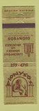 Matchbook Cover - Dionysos Restaurant Greek Detroit MI WEAR