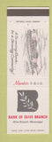 Matchbook Cover - Bank of Olive Branch MS