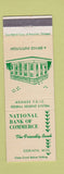 Matchbook Cover - National Bank of Commerce Corinth MS