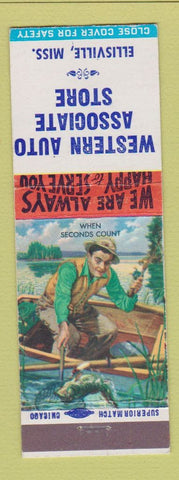 Matchbook Cover - Western Auto Associate Store Ellisville MS