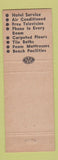Matchbook Cover - Sun Tan Hotel Court Biloxi MS