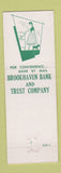 Matchbook Cover - Brookhaven Bank MS