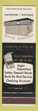 Matchbook Cover - Grenada Bank MS