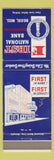 Matchbook Cover - First National Bank Biloxi MS