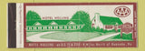 Matchbook Cover - Motel Hollins Roanoke VA Full Length