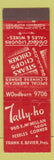 Matchbook Cover - Tally Ho Restaurant Midget