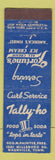 Matchbook Cover - Tally Ho Nashville TN Midget