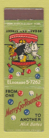 Matchbook Cover - Merry Go Rounder New York City Midget