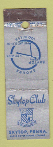 Matchbook Cover - Skytop Club Skytop PA WEAR Midget