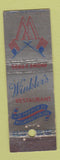 Matchbook Cover - Winkler's Restaurant Wilmington DE WORN Midget