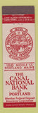 Matchbook Cover - Canal National Bank Portland ME Midget