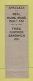 Matchbook Cover - Chicago Bowl Tavern Indianapolis IN Midget