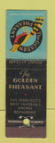 Matchbook Cover - The Golden Pheasant San Francisco CA Midget