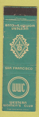 Matchbook Cover - Western Women's Club San Francisco CA Midget