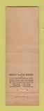Matchbook Cover - Lauer Sisters Restaurant Chicago IL girlie #2 WEAR Midget