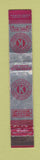 Matchbook Cover - Klauer Dubuque IA Sheet Metal WORN 10 Strike
