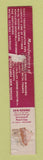 Matchbook Cover - Klauer Dubuque IA Sheet Metal WORN 10 Strike