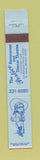Matchbook Cover - Portico Restaurant St Louis MO 10 Strike