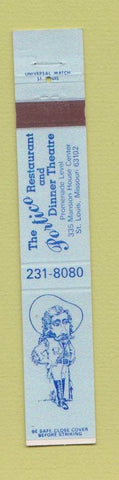 Matchbook Cover - Portico Restaurant St Louis MO 10 Strike