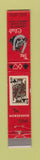 Matchbook Cover - The Horseshoe Club Gardena CA Poker Cards 10 Strike