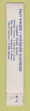 Matchbook Cover - Bud's Steak House La Grange IL WEAR 10 Strike