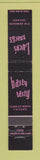 Matchbook Cover - Lucy's Snacks Chicago IL 10 Strike