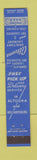 Matchbook Cover - Altoona Laundry PA 10 Strike