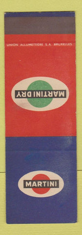 Matchbook Cover - Martini Dry Liquor Belgium SAMPLE