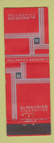 Matchbook Cover - Du Maurier Cigarettes UK Bryant May
