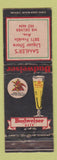 Matchbook Cover - Budweiser Beer Samler's Liquor Store