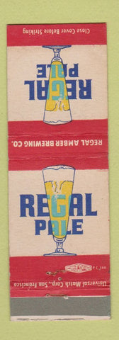Matchbook Cover - Regal Pale Beer