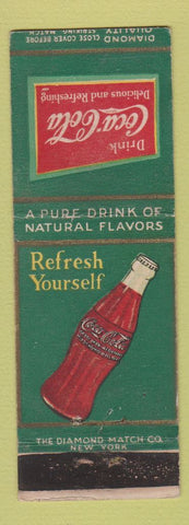 Matchbook Cover - Coca Cola Soda DQ WEAR