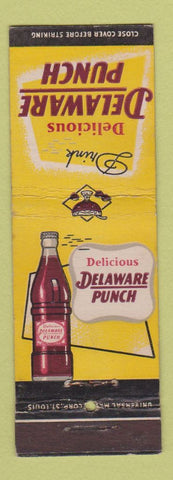Matchbook Cover - Delaware Punch Soda