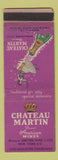 Matchbook Cover - Chateau Martin Wines girlie WEAR