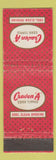 Matchbook Cover - Craven A Cigarettes Bryant May UK