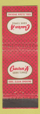 Matchbook Cover - Craven A Cigarettes Bryant May UK