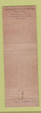 Matchbook Cover - Schlitz Beer Brown Bottle Milwaukee WI