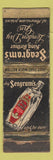 Matchbook Cover - Seagram's London Dry Gin WORN feature