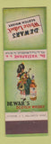 Matchbook Cover - Dewar's White Label Whiskey Belgium