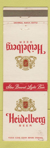 Matchbook Cover - Heidelberg Beer