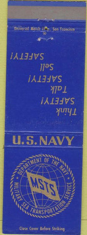 Matchbook Cover - United States Navy