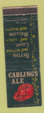 Matchbook Cover - Carling's Ale Beer WEAR