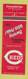 Matchbook Cover - Cincinnati Reds Baseball 1983 Schedule
