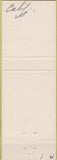 Matchbook Cover - Gi's Bar Hawaiian Gardens CA girlie