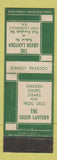 Matchbook Cover - Green Lantern Restaurant Fort Lauderdale FL