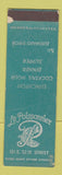 Matchbook Cover - Le Poissonnier Restaurant New York City SAMPLE WORN