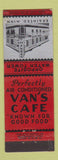 Matchbook Cover - Van's Cafe Brainerd MN